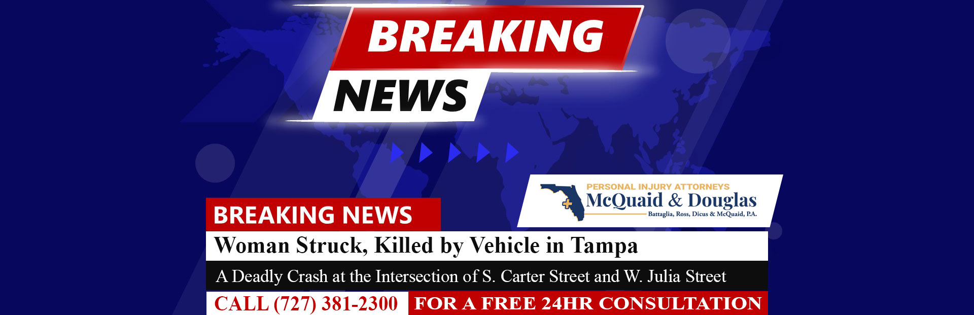 [05-16-24] Woman Struck, Killed by Vehicle in Tampa