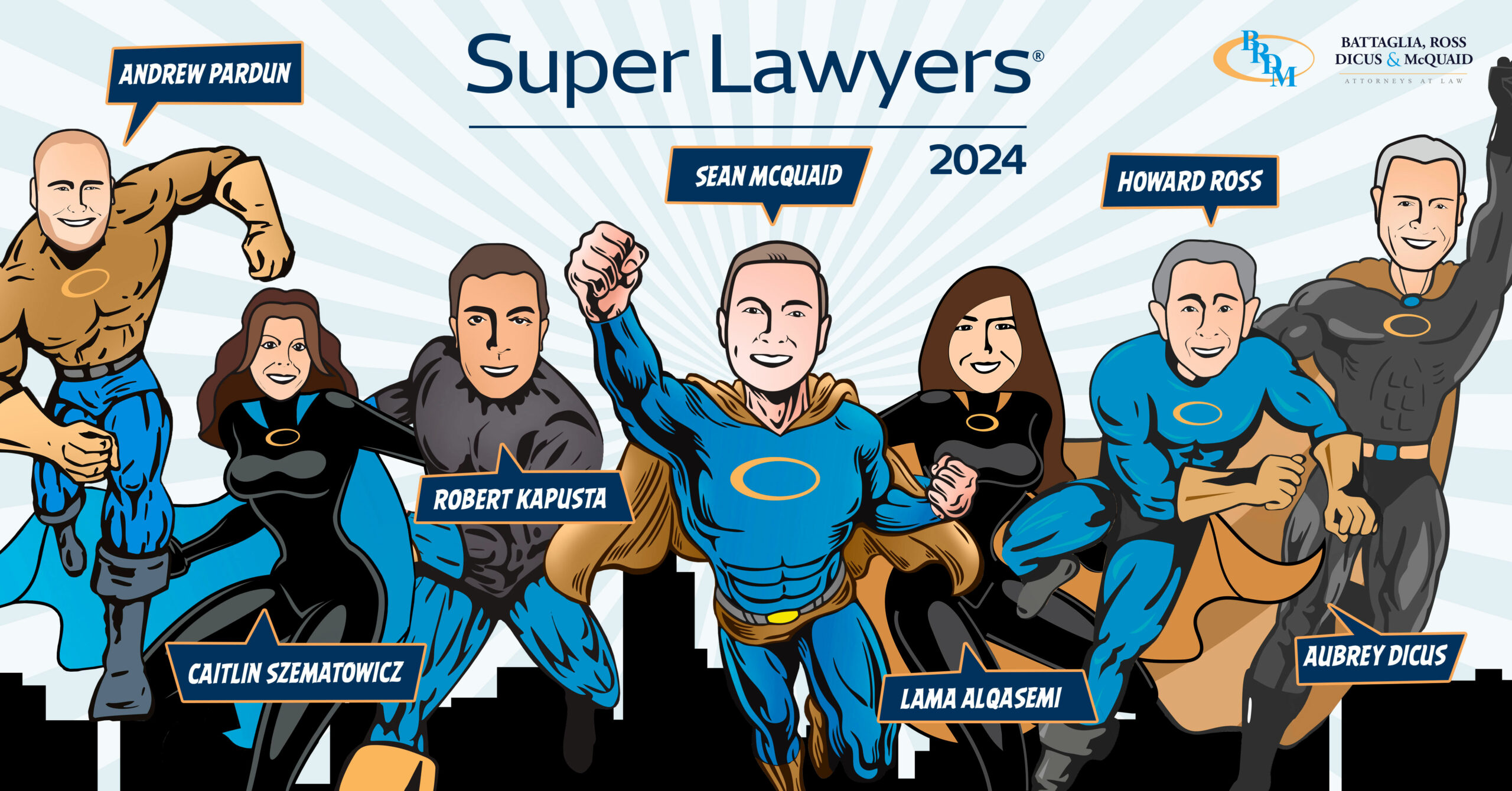 Seven Attorneys Acknowledged as Florida Super Lawyers for 2024