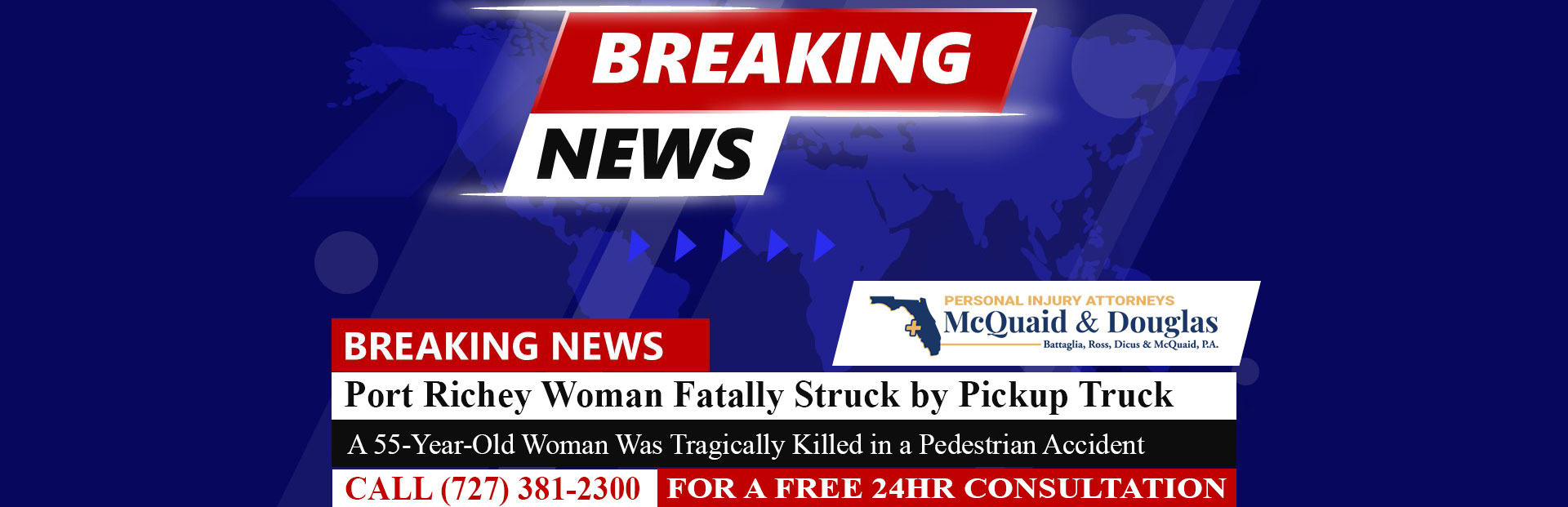 [09-30-24] Port Richey Woman Fatally Struck by Pickup Truck on US-19 in Pasco County