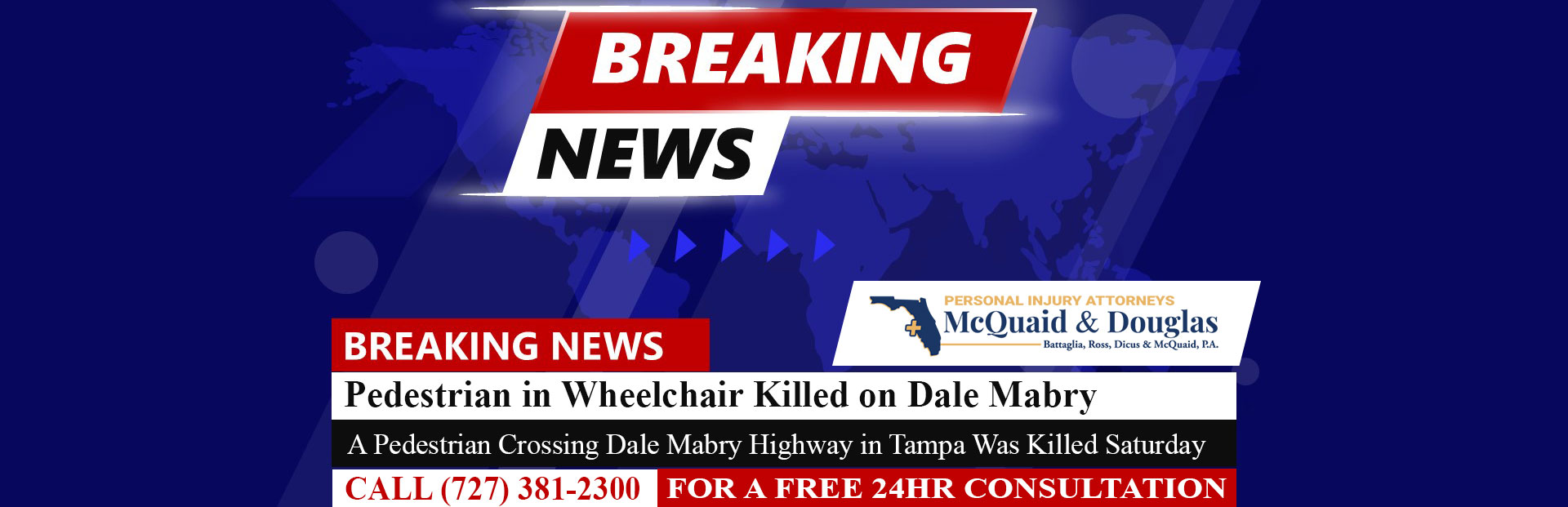 [10-14-24] Pedestrian in Wheelchair Killed on Dale Mabry