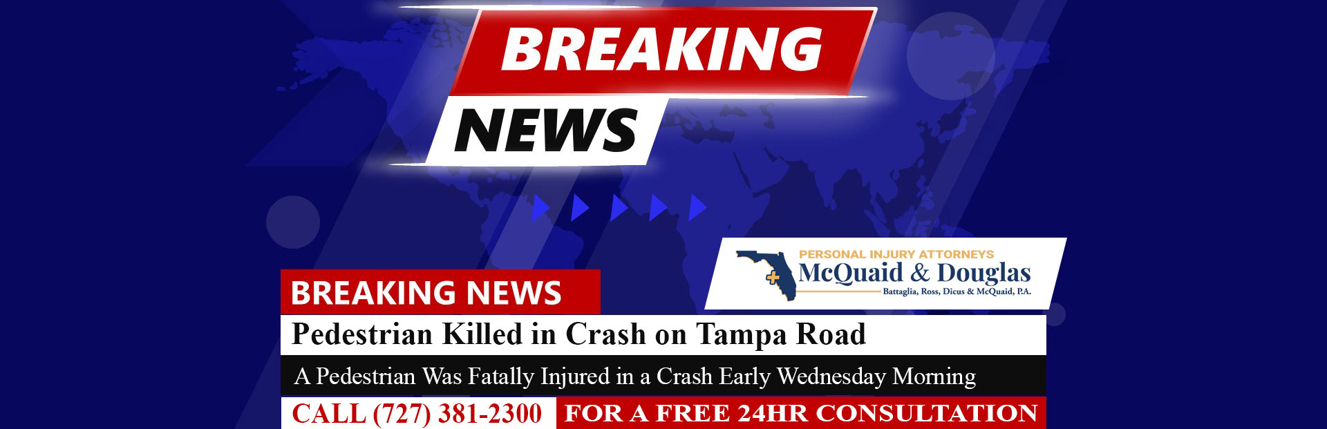 [01-09-25] Pedestrian Killed in Crash on Tampa Road in Palm Harbor